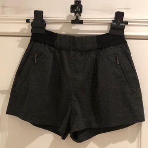Gray shorts from Zara